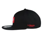 CARBON 212 ROCK IT OWN IT RED TRADEMARK BLACK SNAPBACK CAP