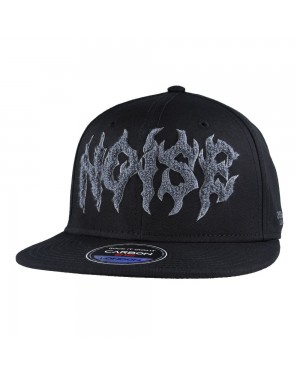 CARBON 212 NOISE GREY CHENILLE EMBROIDERY BLACK  SNAPBACK CAP