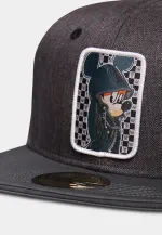 DISNEY KINGDOM HEARTS HOODED MICKEY GREY SNAPBACK CAP