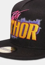 MARVEL COMICS WHAT IF...? PARTY THOR BLACK SNAPBACK CAP