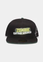 MARVEL COMICS WHAT IF...? ZOMBIE CAPTAIN AMERICA BLACK SNAPBACK CAP