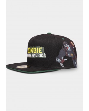 MARVEL COMICS WHAT IF...? ZOMBIE CAPTAIN AMERICA BLACK SNAPBACK CAP