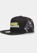 MARVEL COMICS WHAT IF...? ZOMBIE CAPTAIN AMERICA BLACK SNAPBACK CAP