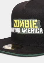 MARVEL COMICS WHAT IF...? ZOMBIE CAPTAIN AMERICA BLACK SNAPBACK CAP