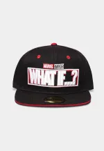 MARVEL COMICS WHAT IF...? LOGO BLACK SNAPBACK CAP