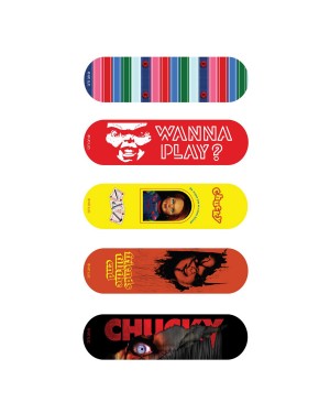 FANDAGES CHILD'S PLAY CHUCKY SET OF 25 - 5 OF EACH DESIGNS BANDAGE PLASTER