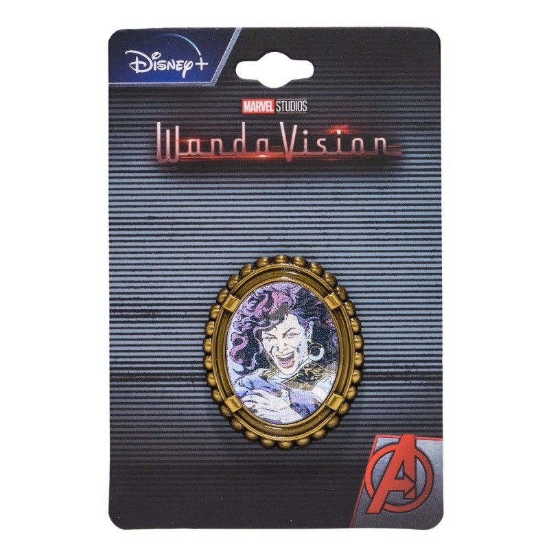 MARVEL COMICS WANDAVISION AGATHA HARKNESS LENTICULAR LAPEL PIN BADGE