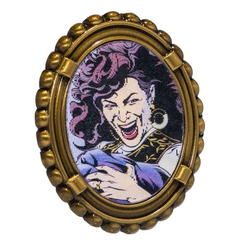 MARVEL COMICS WANDAVISION AGATHA HARKNESS LENTICULAR LAPEL PIN BADGE