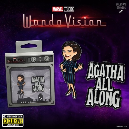 MARVEL COMICS WANDAVISION AGATHA ALL ALONG SET OF 2 PIN BADGE