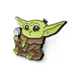 STAR WARS THE MANDALORIAN THE CHILD GROGU EGG PIN BADGE