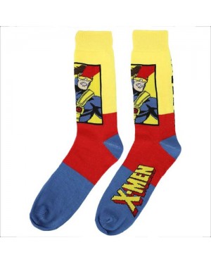 MARVEL COMICS X-MEN CHARACTERS ALL OVER PRINT 5 PAIRS CREW SOCKS (CHARACTER COLLECTION)