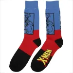 MARVEL COMICS X-MEN CHARACTERS ALL OVER PRINT 5 PAIRS CREW SOCKS (CHARACTER COLLECTION)