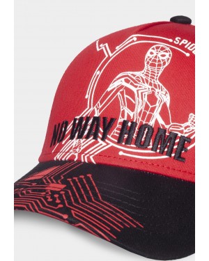 OFFICIAL MARVEL COMICS SPIDER-MAN NO WAY HOME RED SNAPBACK BASEBALL CAP