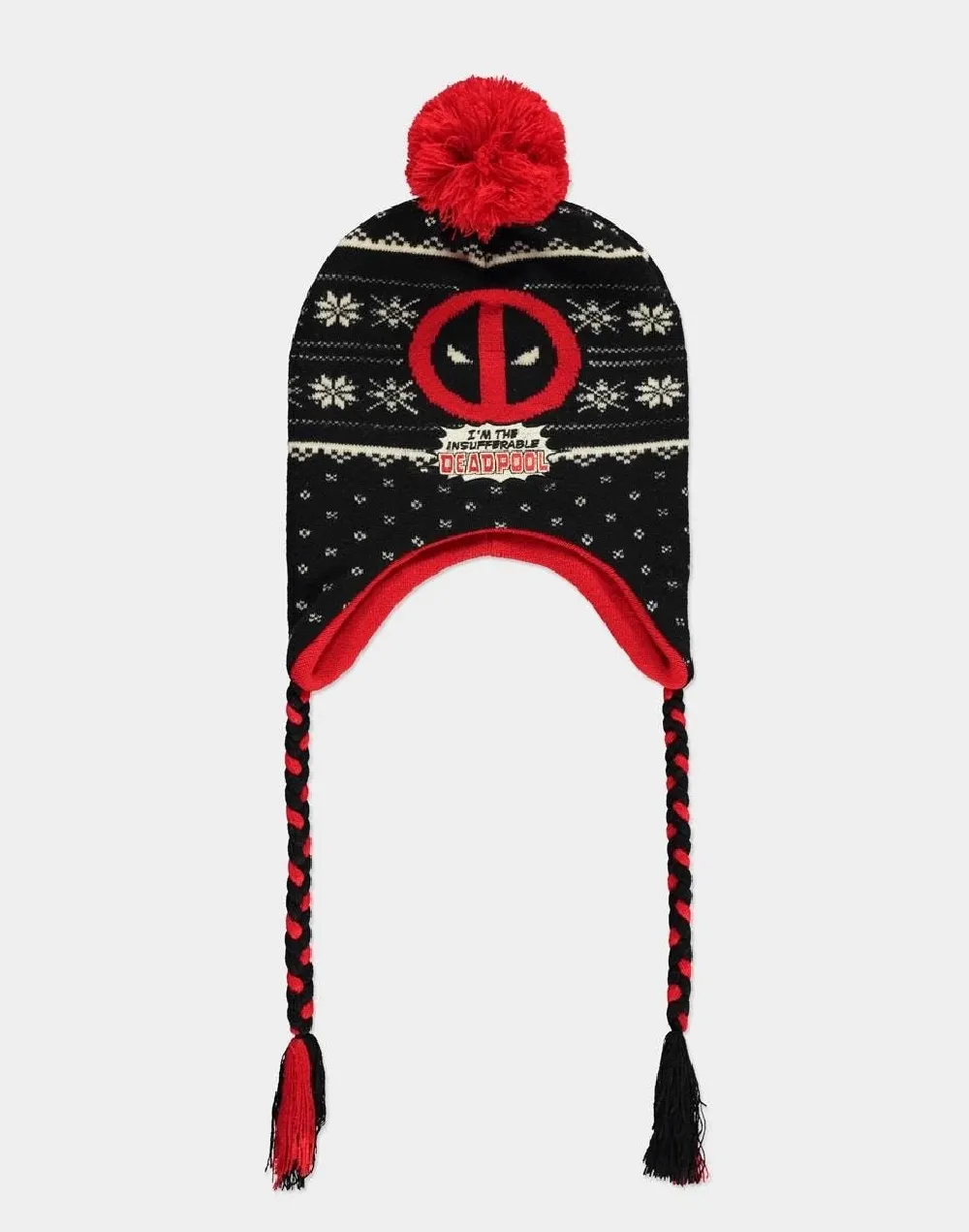 OFFICIAL MARVEL COMICS I'M THE INSUFFERABLE DEADPOOL SHERPA HIMALAYAN STYLED BEANIE