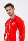 NINTENDO POKEMON TRAINER RED AND WHITE PRINT JACKET JUMPER