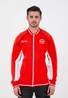 NINTENDO POKEMON TRAINER RED AND WHITE PRINT JACKET JUMPER