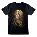 NETFLIX THE WITCHER GERALT, YENNEFER & CIRI MAGIC COLLAGE BLACK T-SHIRT