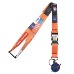 BUZZ ALDRIN - NASA SUIT UP PRINT ORANGE LANYARD