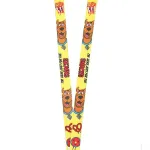 SCOOBY-DOO SNACKING YELLOW ALL OVER PRINT LANYARD