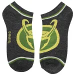 MARVEL COMICS DISNEY LOKI CAMPAIGN ANKLE SOCKS 5 PAIRS OF SOCKS