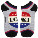 MARVEL COMICS DISNEY LOKI CAMPAIGN ANKLE SOCKS 5 PAIRS OF SOCKS