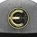 MARVEL COMICS ETERNALS GOLD EMBROIDERY SYMBOL GREY SNAPBACK CAP HAT