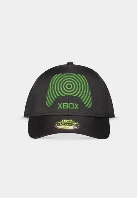 XBOX ICONIC GREEN PULSE CONTROLLER BLACK SNAPBACK CAP