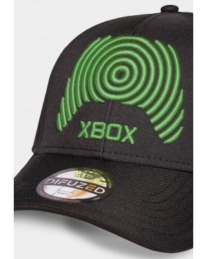XBOX ICONIC GREEN PULSE CONTROLLER BLACK SNAPBACK CAP
