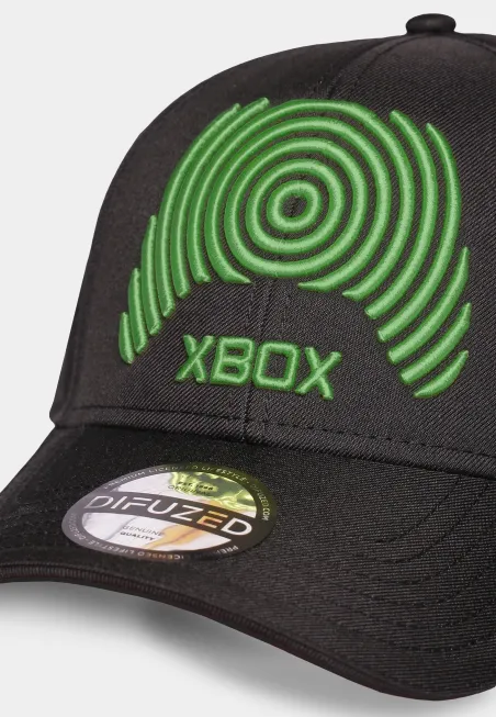 XBOX ICONIC GREEN PULSE CONTROLLER BLACK SNAPBACK CAP