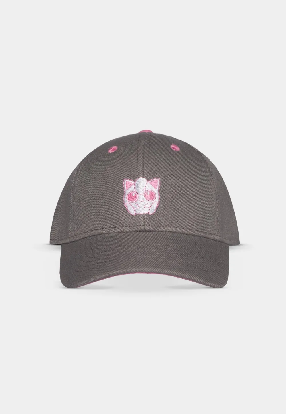 POKEMON JIGGLYPUFF PINK TINT GREY SNAPBACK CAP