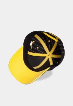 POKEMON PIKACHU COLLAGE STRIPES BLACK SNAPBACK CAP