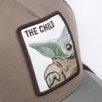 OFFICIAL STAR WARS THE MANDALORIAN BABY YODA (THE CHILD) BROWN SNAPBACK TRUCKER BASEBALL CAP