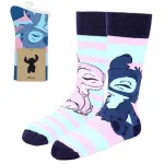 OFFICIAL LILO & STITCH STICH AND ANGEL COLOURFUL PAIR OF NOVELTY SOCKS