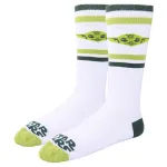 OFFICIAL STAR WARS THE MANDALORIAN GROGU WHITE PAIR OF NOVELTY SOCKS