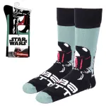 OFFICIAL STAR WARS BOBA FETT ICONIC POSE PAIR OF NOVELTY SOCKS