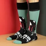 OFFICIAL STAR WARS BOBA FETT ICONIC POSE PAIR OF NOVELTY SOCKS