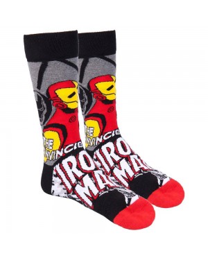 OFFICIAL MARVEL COMICS THE INVINCIBLE IRON MAN COMIC PAIR OF NOVELTY SOCKS