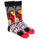 OFFICIAL MARVEL COMICS THE INVINCIBLE IRON MAN COMIC PAIR OF NOVELTY SOCKS