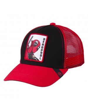 OFFICIAL MARVEL COMICS DEADPOOL PSSST HEY RED SNAPBACK TRUCKER BASEBALL CAP