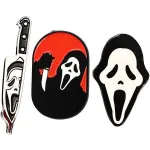 SCREAM GHOSTFACE ICON COLLECTION SET OF 3 PIN BADGE