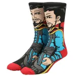 MARVEL COMICS DOCTOR STRANGE ALL OVER PRINT 1 PAIR CREW SOCKS (CHARACTER COLLECTION)