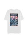 MARVEL COMICS THOR LOVE AND THUNDER BACK COMIC PRINT WHITE OVERSIZED T-SHIRT