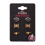 MARVEL COMICS DOCTOR STRANGE IN THE MULTIVERSE OF MADNESS 3 PAIRS OF STUD EARRINGS