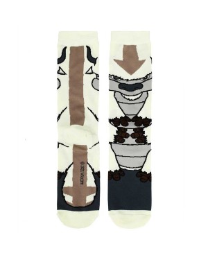 AVATAR THE LAST AIRBENDER APPA ALL OVER PRINT 1 PAIR CREW SOCKS (CHARACTER COLLECTION)