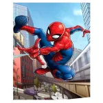 MARVEL COMICS THE AMAZING SPIDER-MAN SWINGING CITYSCAPE FLEECE BLANKET