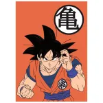 DRAGON BALL SUPER GOKU MASTER ROSHI'S KANJI FLEECE BLANKET