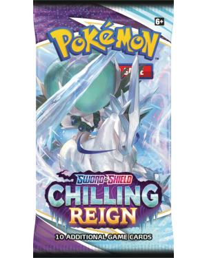 POKEMON SWORD AND SHIELD CHILLING REIGN BOOSTER PACK TRADING CARD GAME