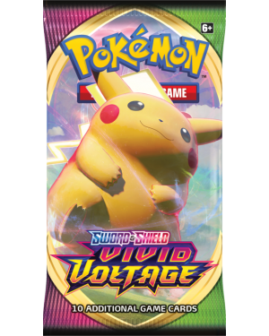 POKEMON SWORD AND SHIELD VIVID VOLTAGE BOOSTER PACK TRADING CARD GAME