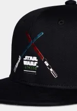 STAR WARS LUKE VS DARTHVADER LIGHTSABER BLACK SNAPBACK BASEBALL CAP