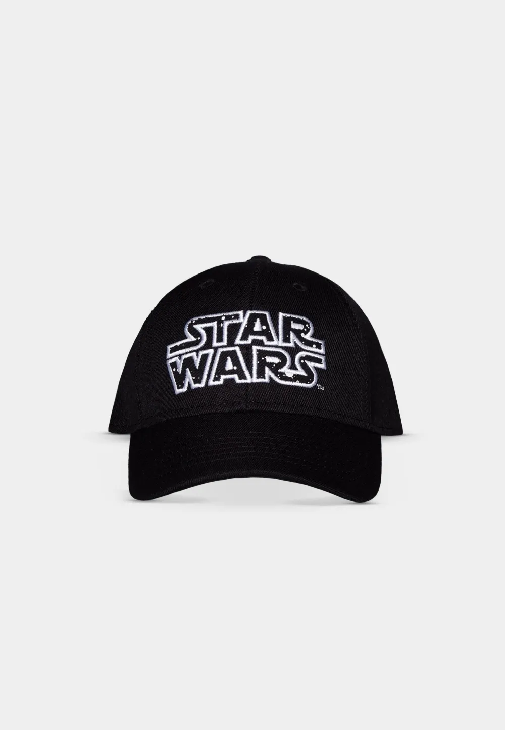 STAR WARS LOGO STARS PRINT BLACK SNAPBACK BASEBALL CAP